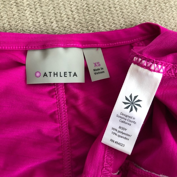 ATHLETA three quarter zip tank XS - Picture 5 of 6